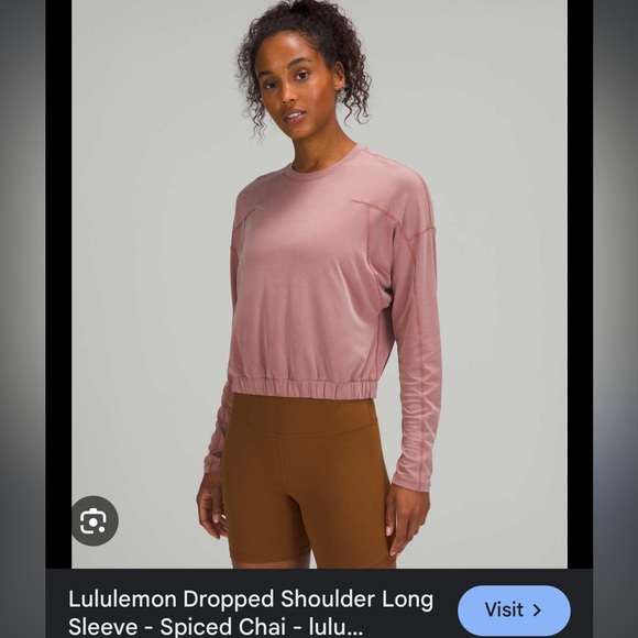 Lululemon naturally breathable sweat-wicking fluid drape spiced chai NWOT - Picture 3 of 10